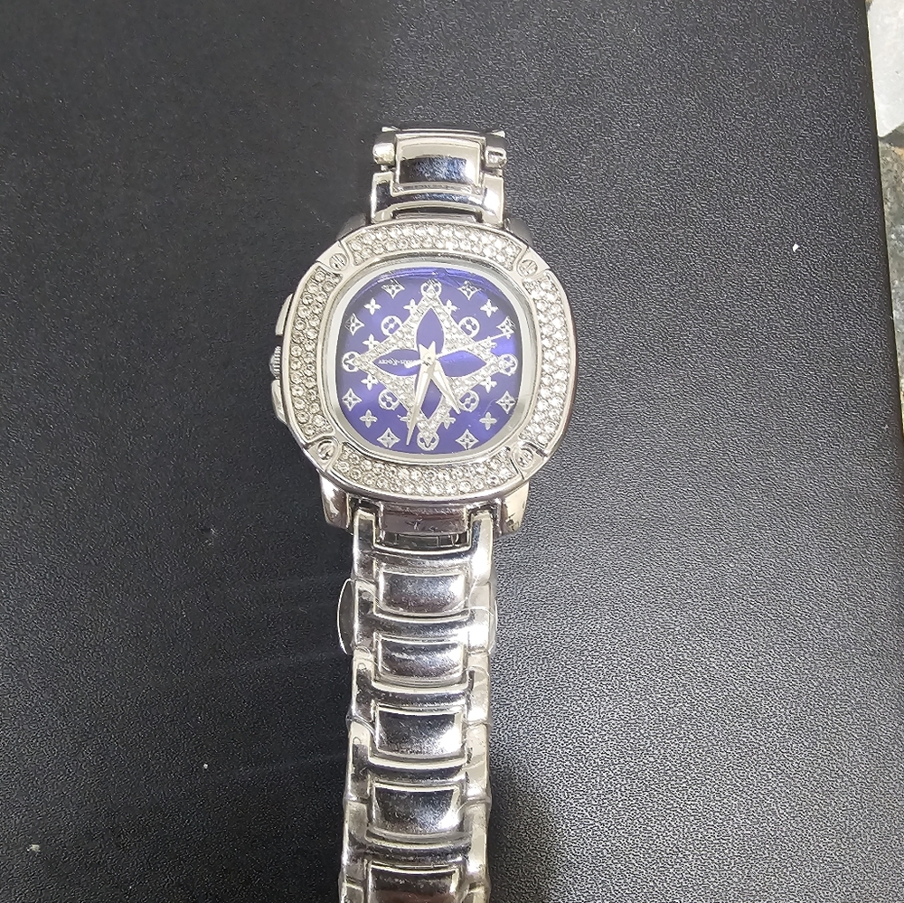 LV Print Type Watch Face Brand New Never Worn